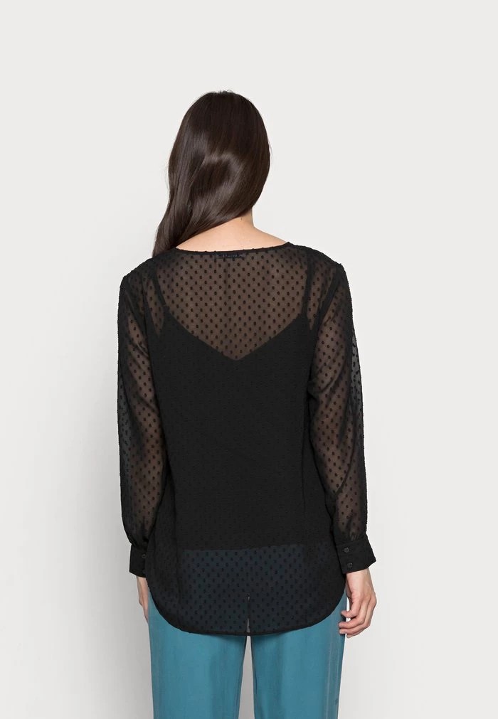 Chemise ANNA FIELD Anna Field V Neck Blouse Noir Femme | DIJ-6318253